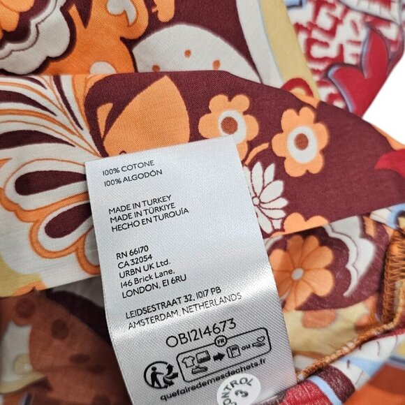 Anthropologie The Somerset Maxi Dress, Smocked, Tiered, V-Neck, Cotton, Size M - Picture 6 of 9